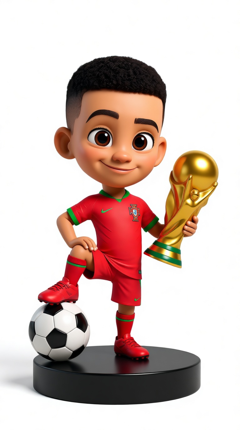 Portugal Soccer Player Figurine free 3D printable STL