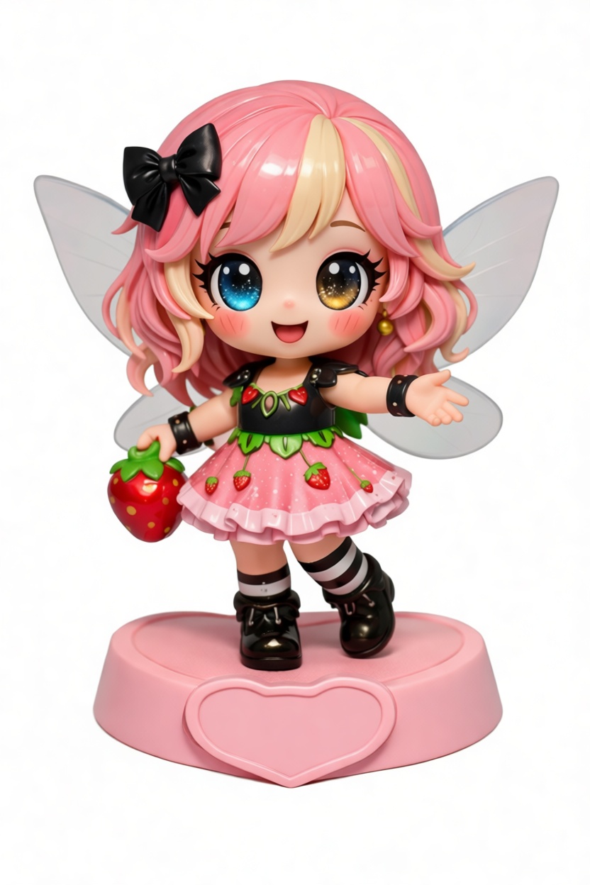 Strawberry Fairy Figurine free 3D printable STL