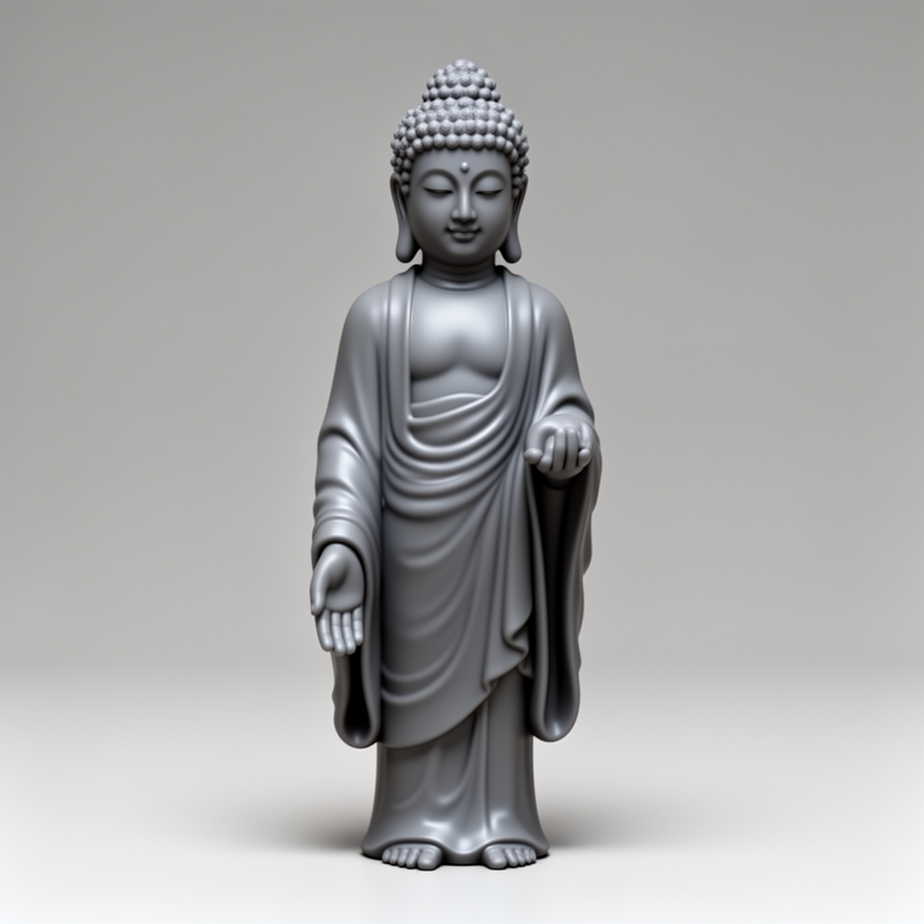Buddha Statue Figurine free 3D printable STL