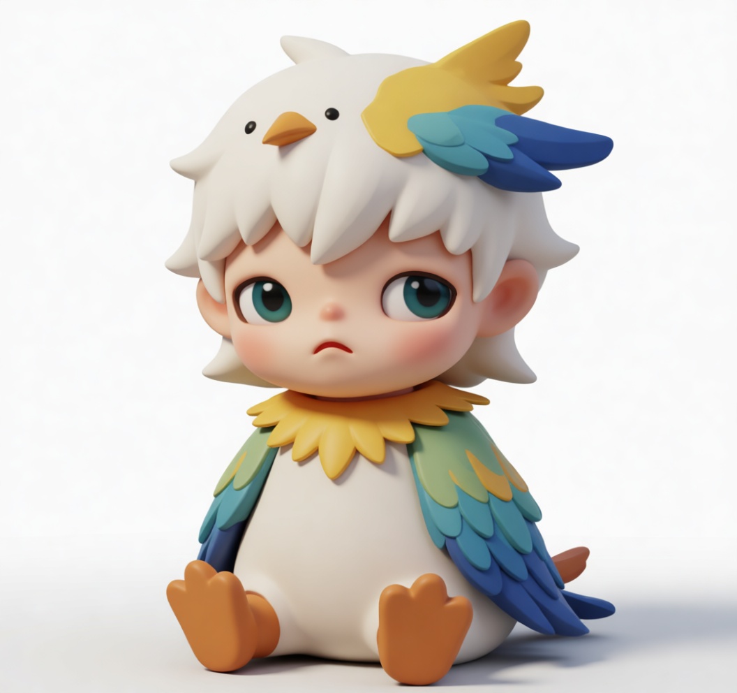 Bird Child Figurine free 3D printable STL