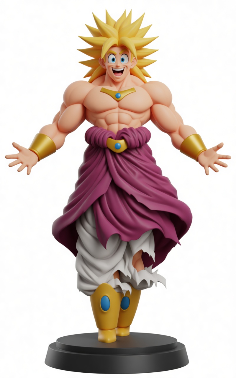 Broly Figurine free 3D printable STL