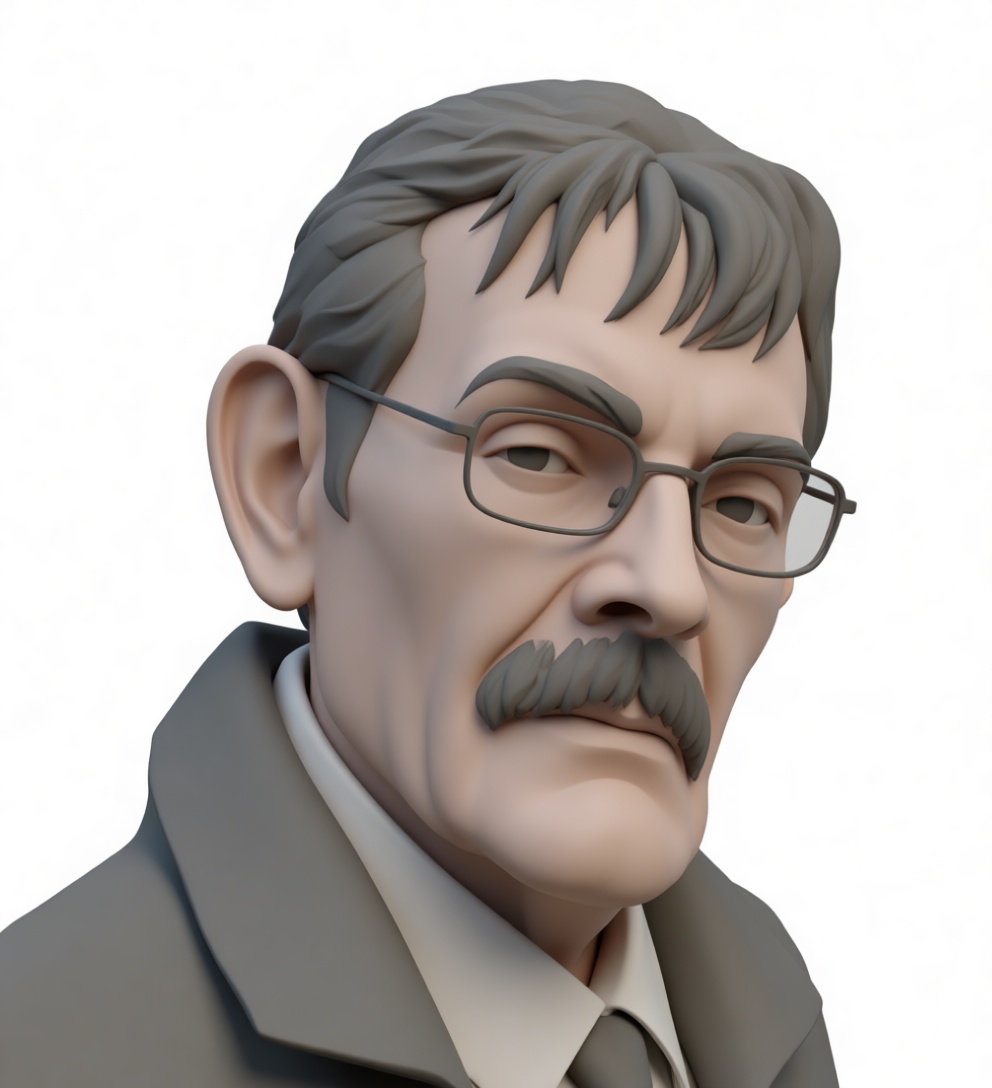 Walter White Bust free 3D printable STL