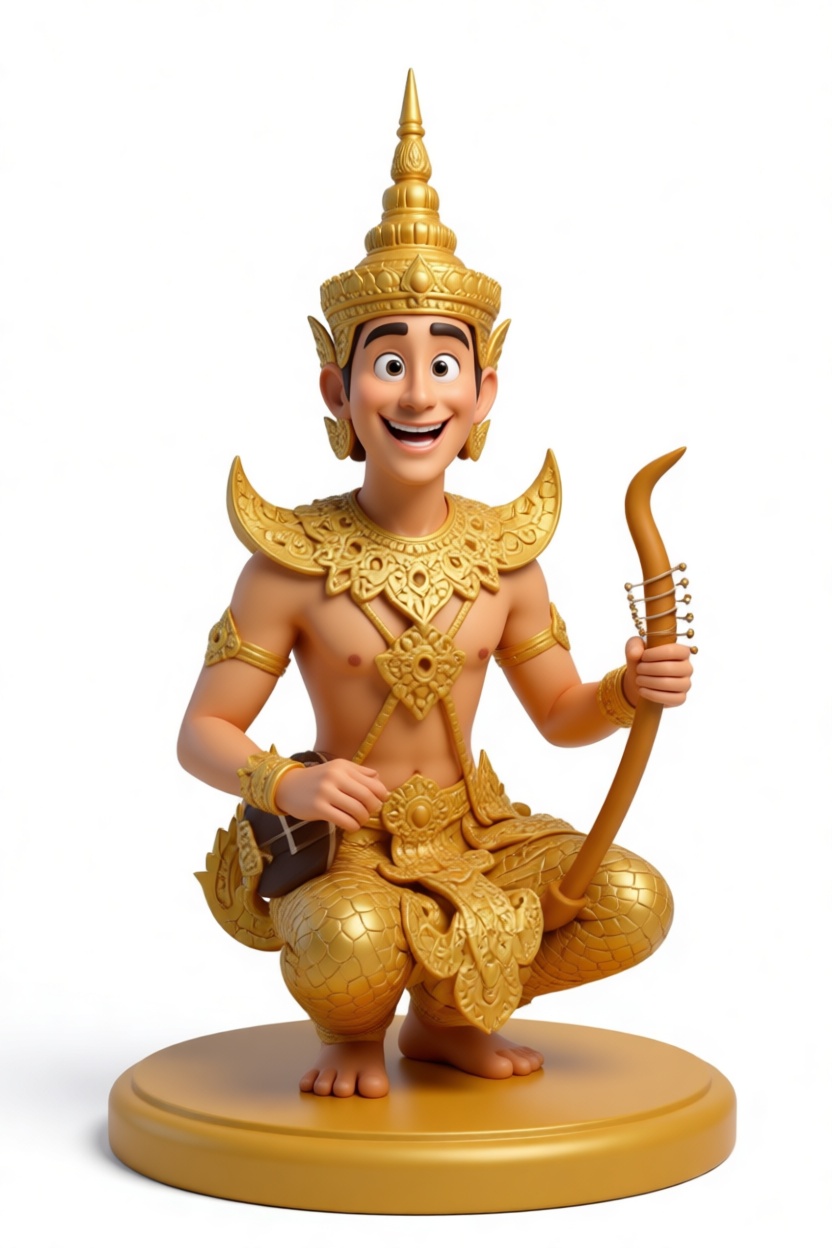 Thai Archer Figurine free 3D printable STL