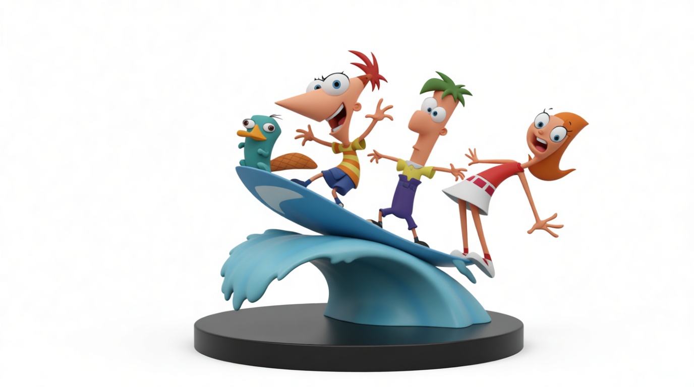 Phineas and Ferb Figurine free 3D printable STL