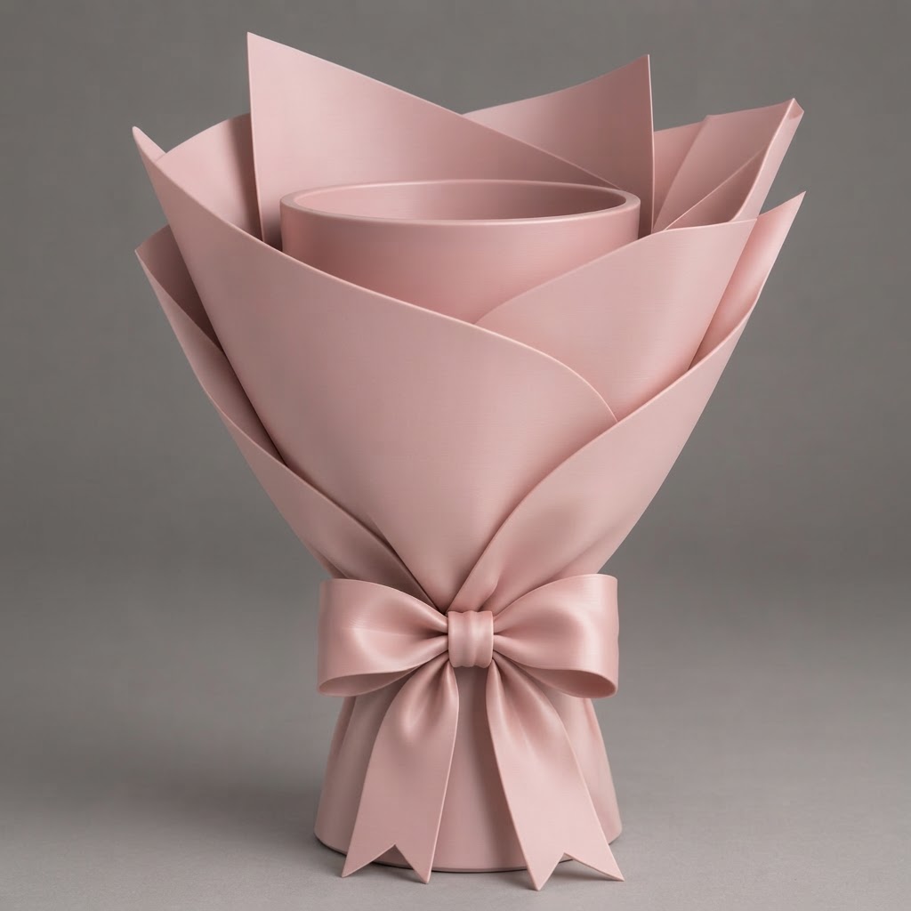 Flower Bouquet Vase free 3D printable STL
