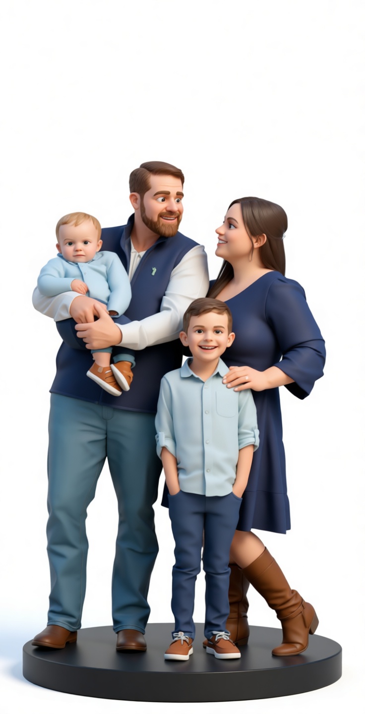 Family Portrait Figurine free 3D printable STL