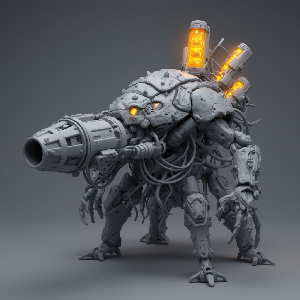 Biovore Artillery Platform free 3D printable STL