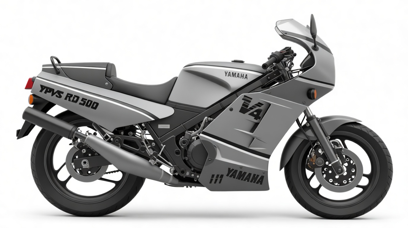 Yamaha RD500 Motorcycle Model free 3D printable STL
