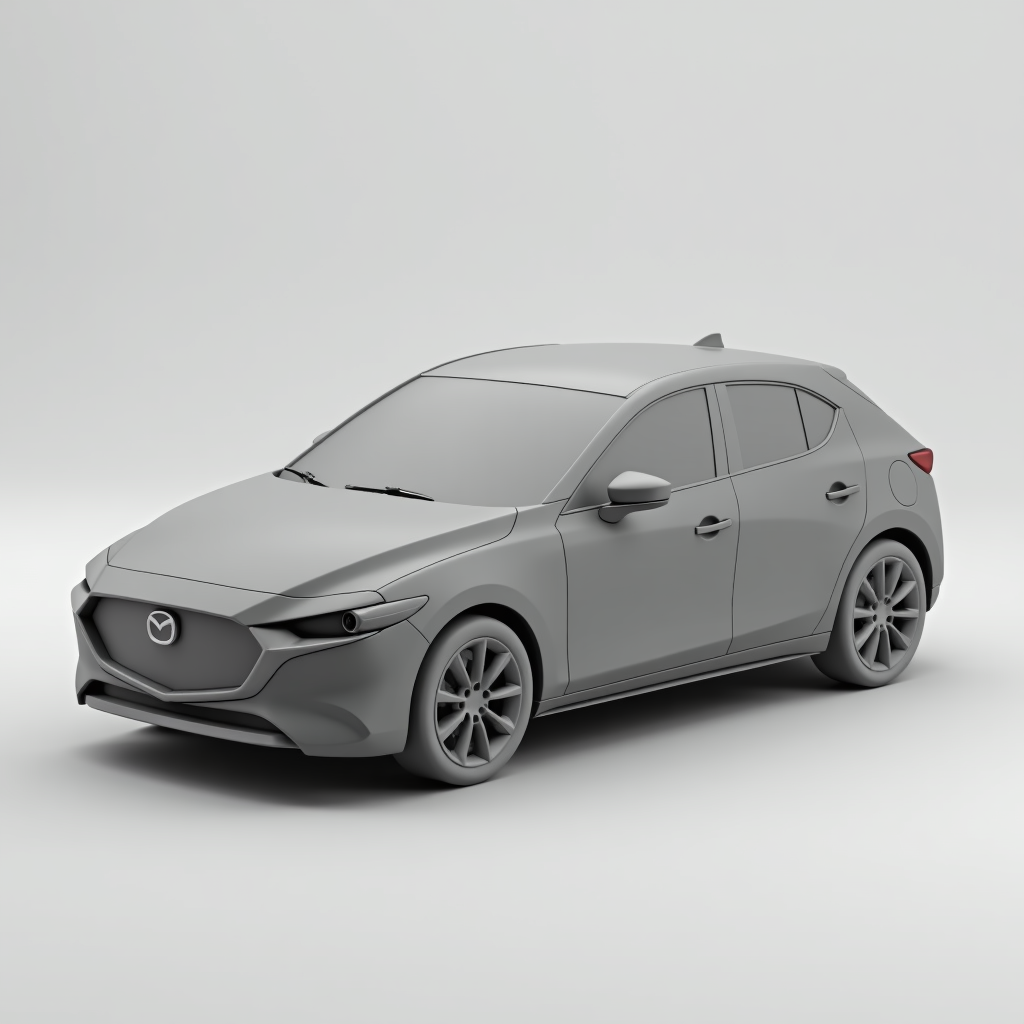 2020 Mazda 3 Hatchback free 3D printable STL