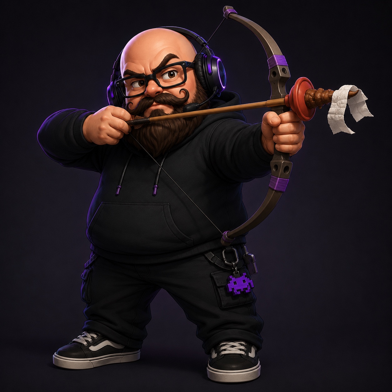 Bearded Archer Figurine free 3D printable STL