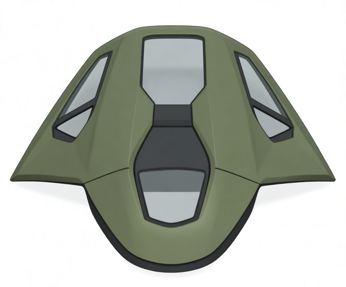 Stealth Bomber Cockpit Model free 3D printable STL