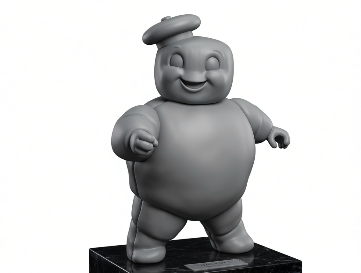 Stay Puft Marshmallow Man Figurine free 3D printable STL