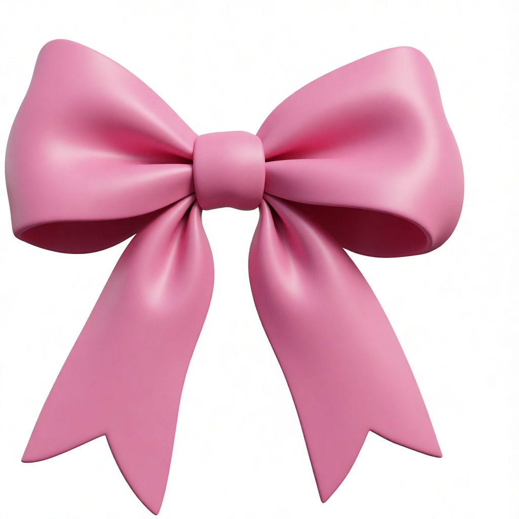 Pink Ribbon Bow free 3D printable STL