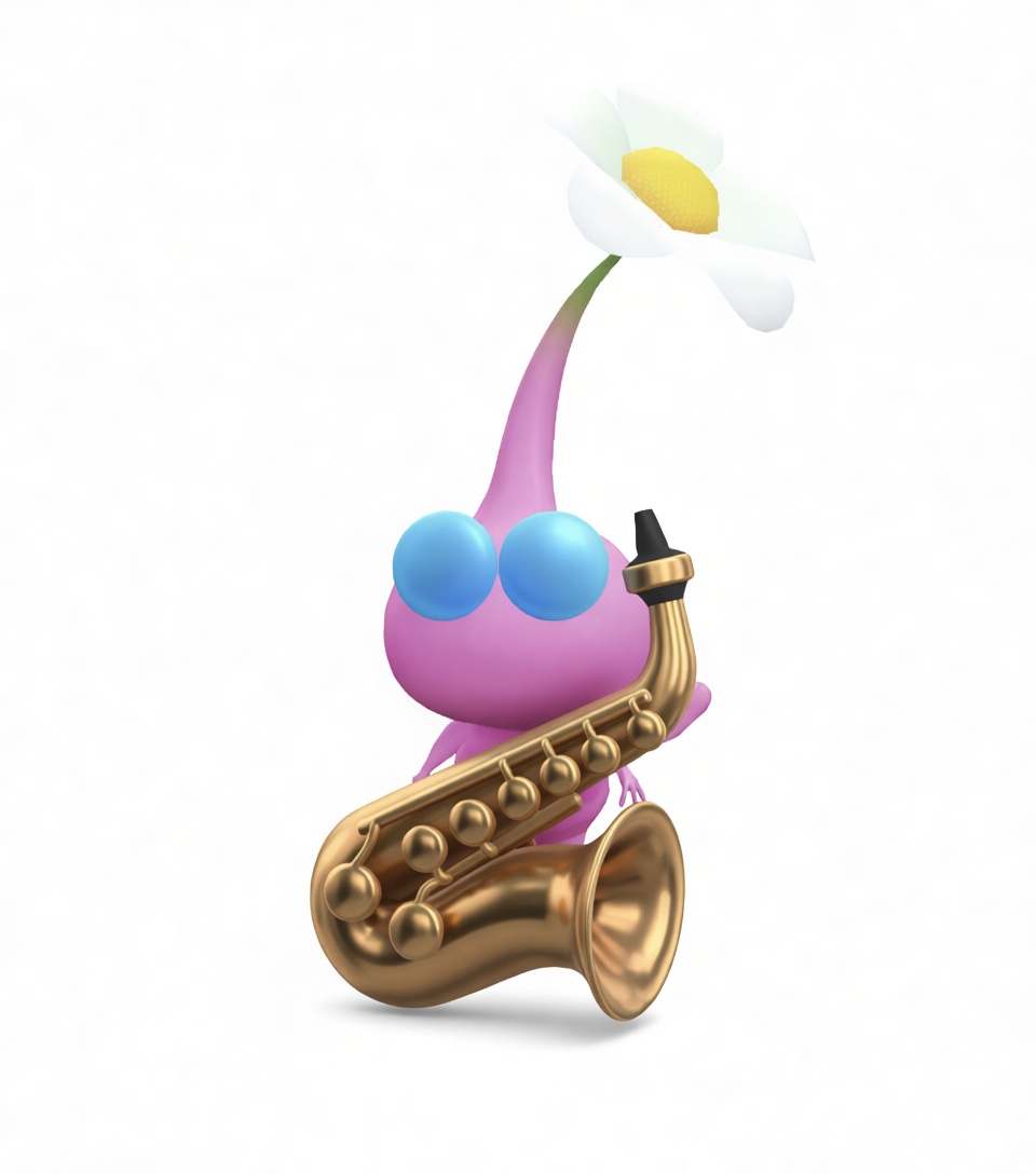 Purple Pikmin Figurine free 3D printable STL