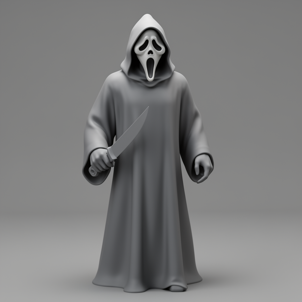 Ghostface Knife Figurine free 3D printable STL
