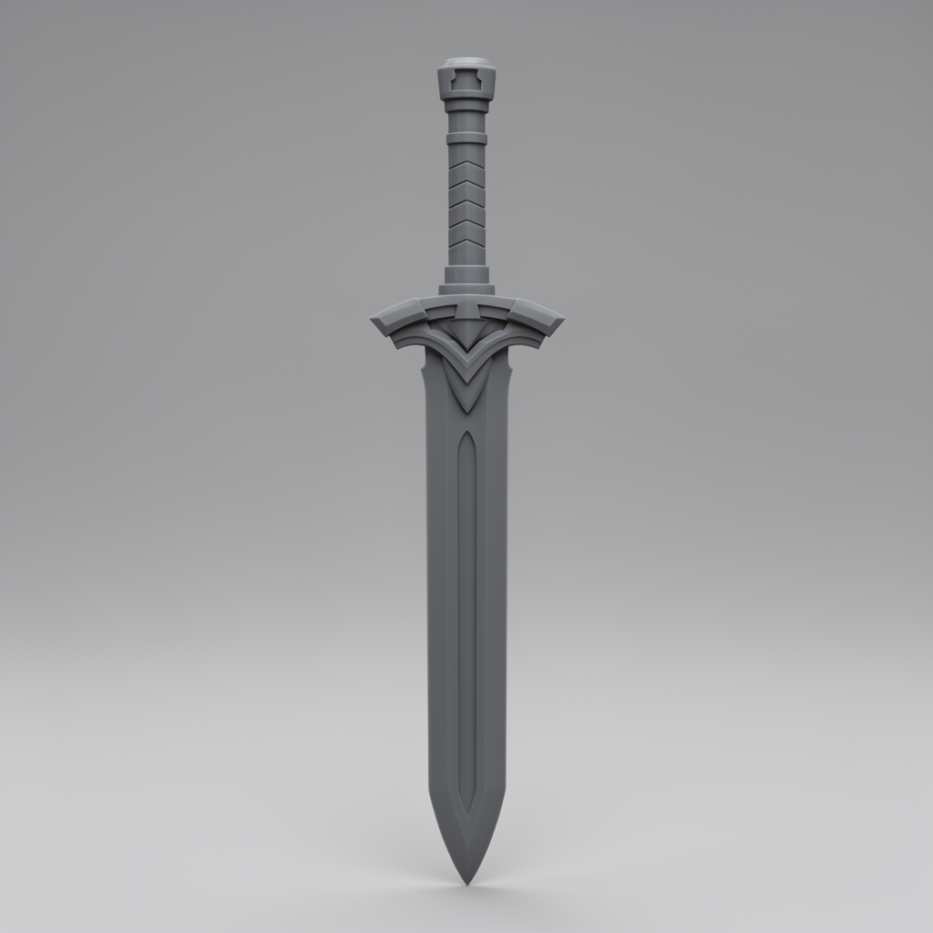 Anime Dagger Model free 3D printable STL
