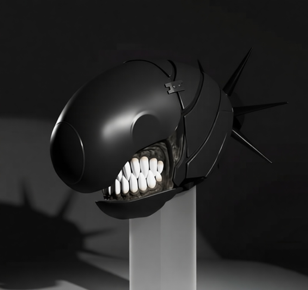 SPK-001 Robot Head free 3D printable STL