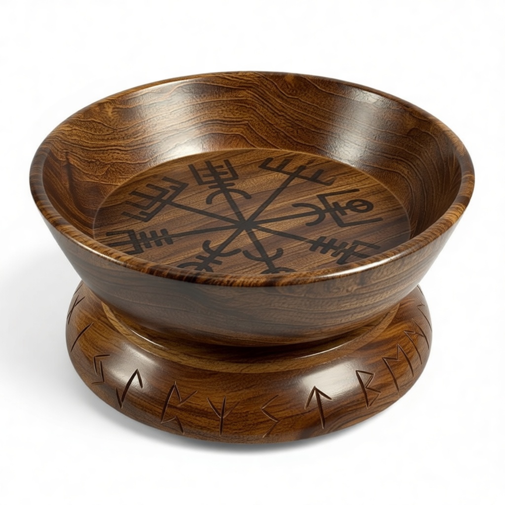 Viking Vegvisir Bowl free 3D printable STL