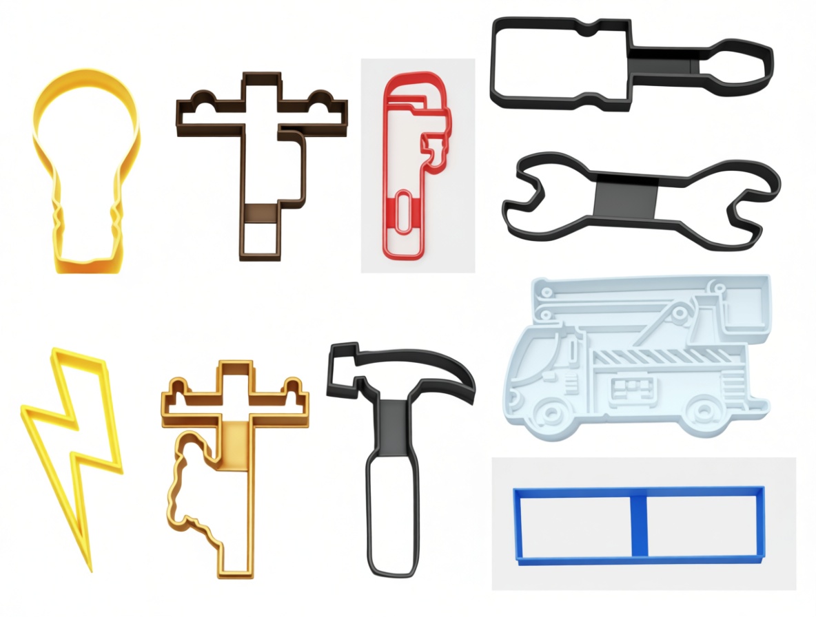 Tool Shaped Cookie Cutters free 3D printable STL