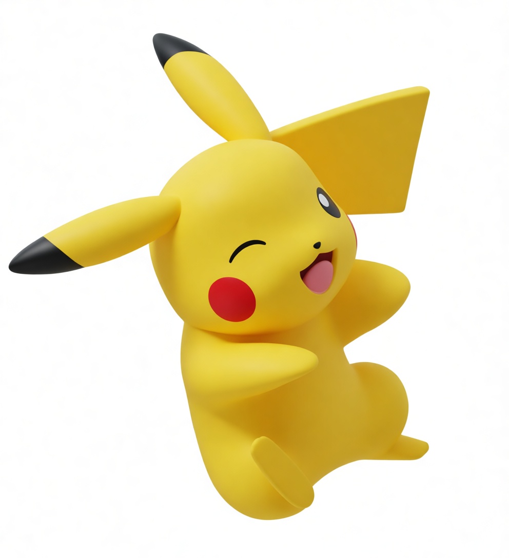 Pikachu Figurine free 3D printable STL