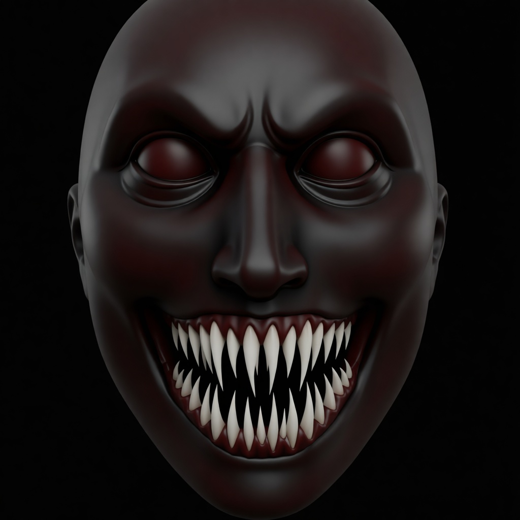Creepy Smiling Mask free 3D printable STL