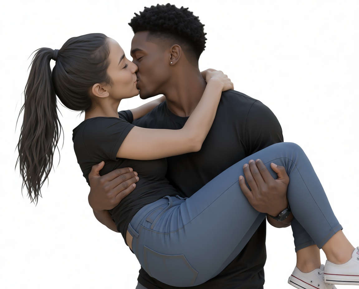 Couple Embrace Sculpture free 3D printable STL