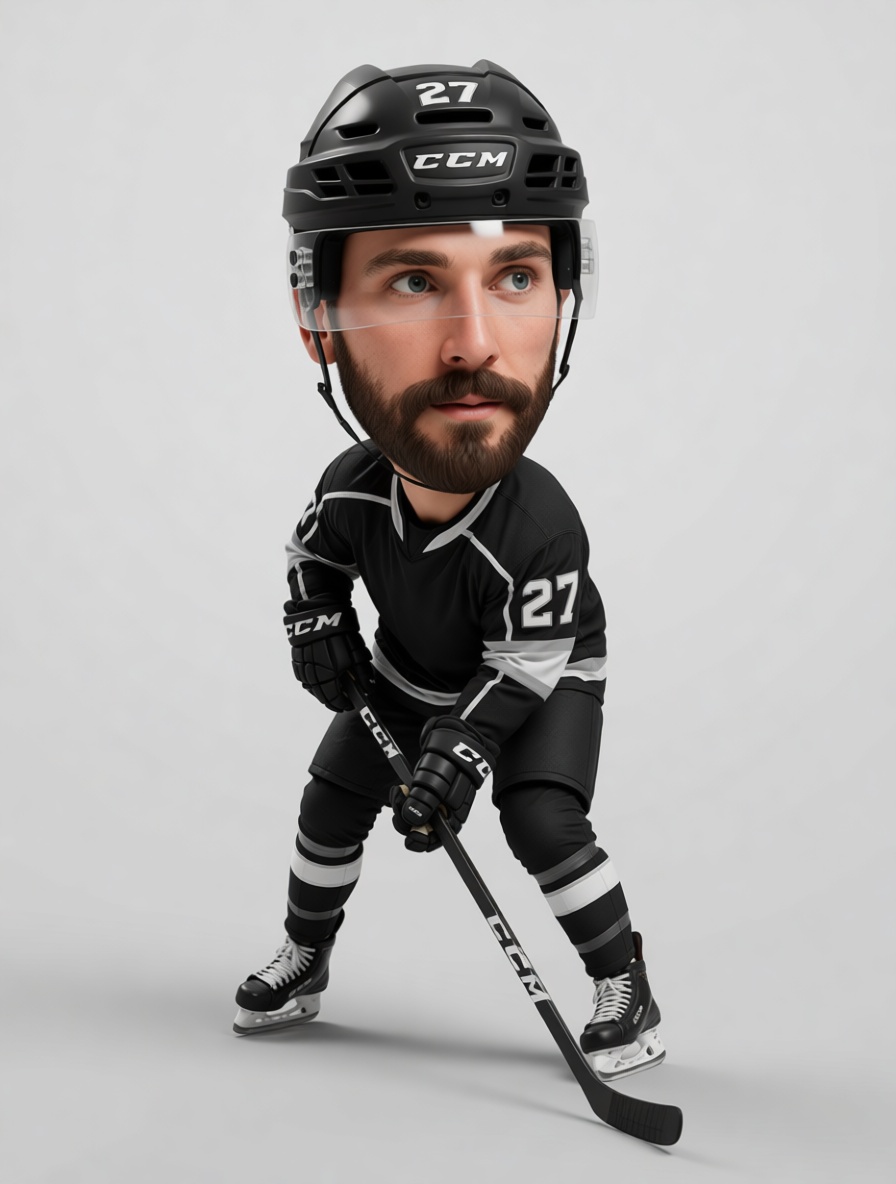 Hockey Player Figurine free 3D printable STL