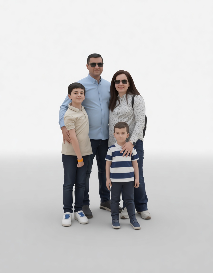 Family Portrait Figurine free 3D printable STL