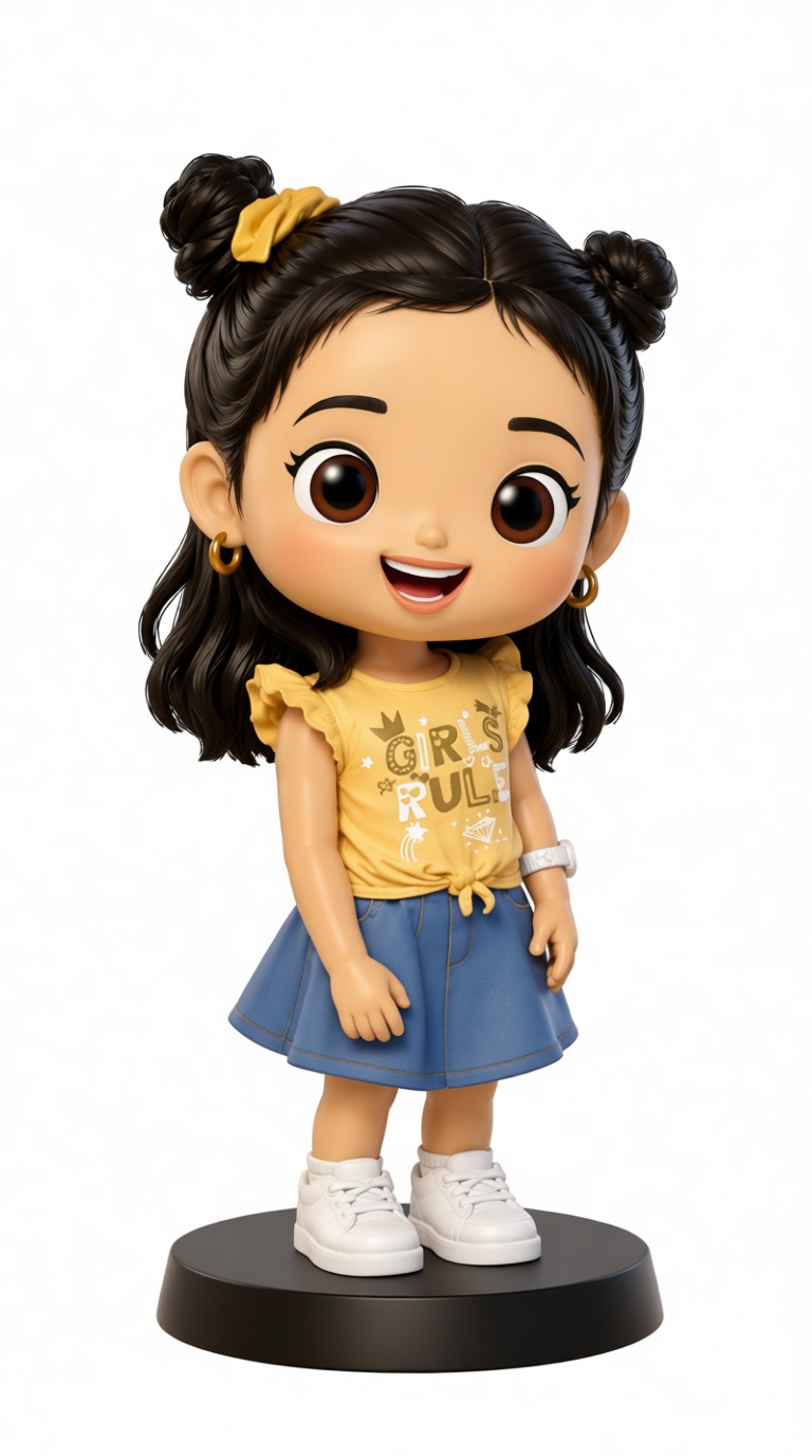 Cute Girl Figurine free 3D printable STL