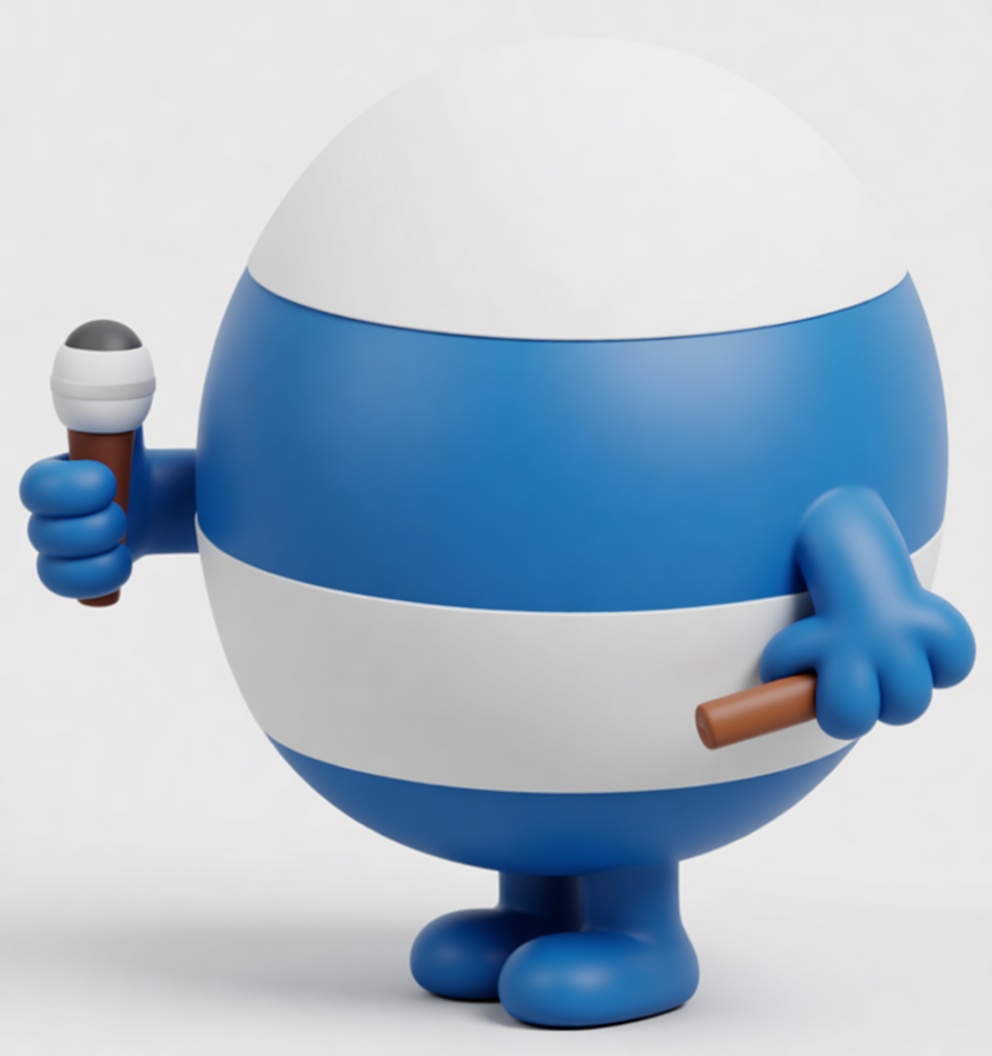 Blue Mic Sphere Figurine free 3D printable STL