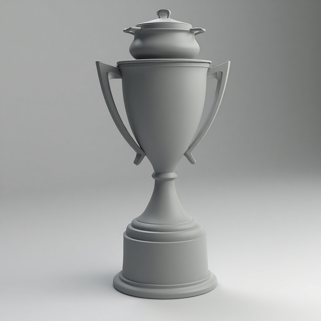 Dutch Oven Trophy Figurine free 3D printable STL