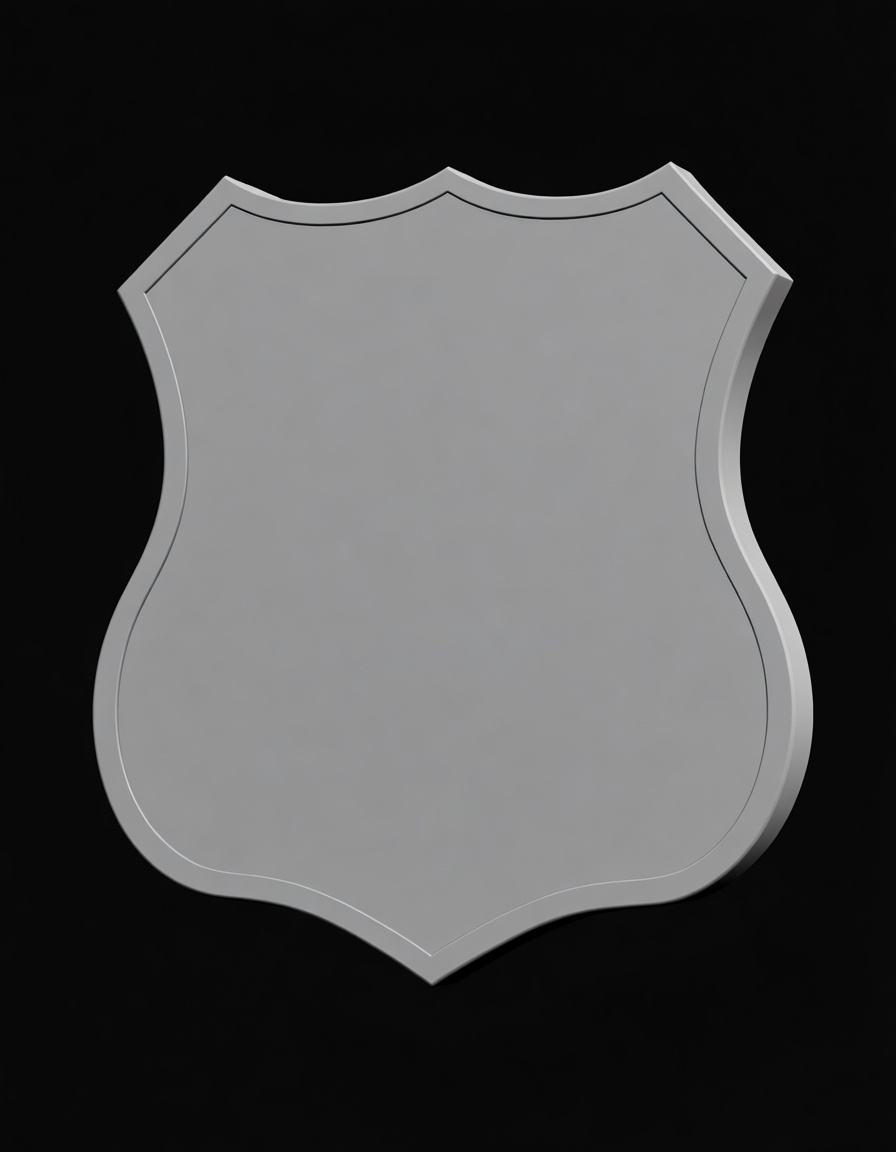 Decorative Shield Plaque free 3D printable STL