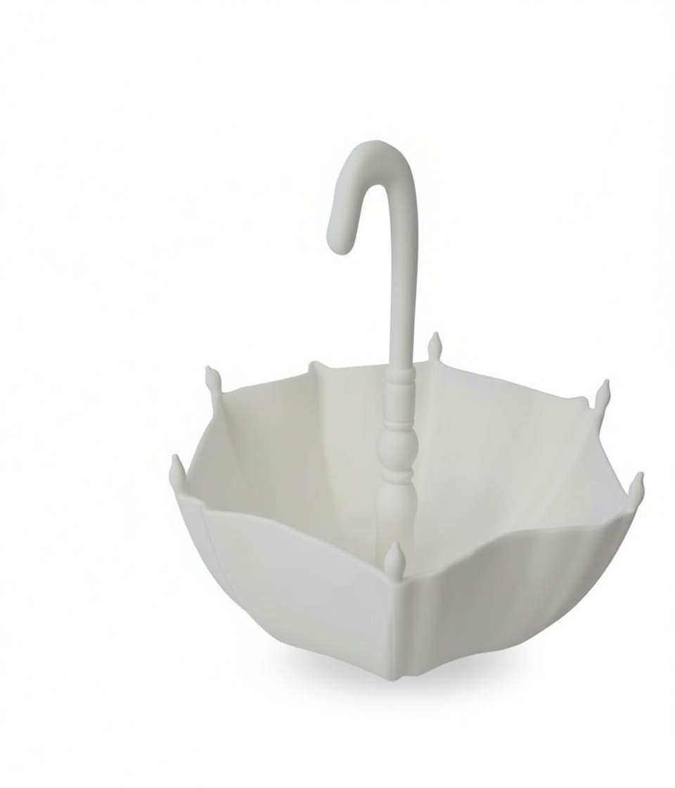 Umbrella Bowl Container free 3D printable STL