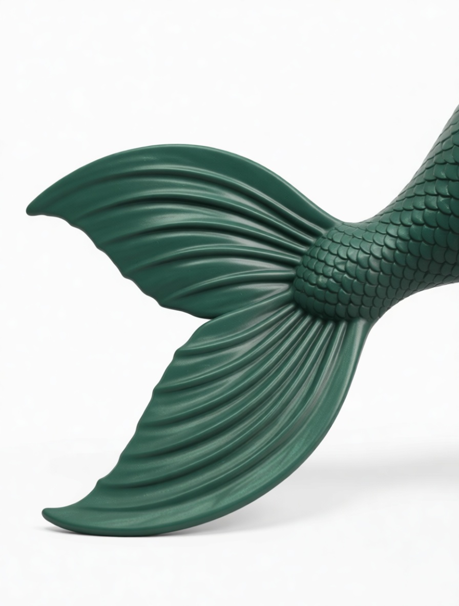 Mermaid Tail Figurine free 3D printable STL