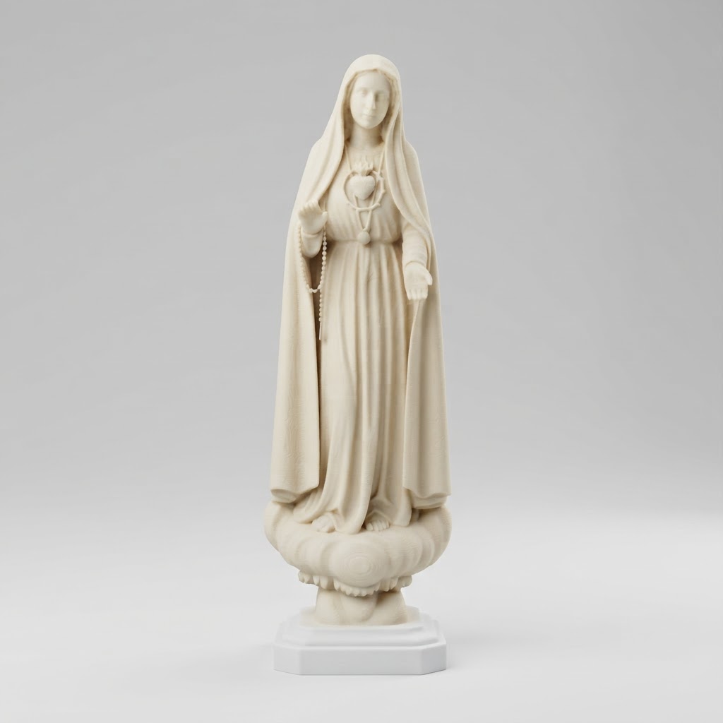 Virgin Mary Statue free 3D printable STL