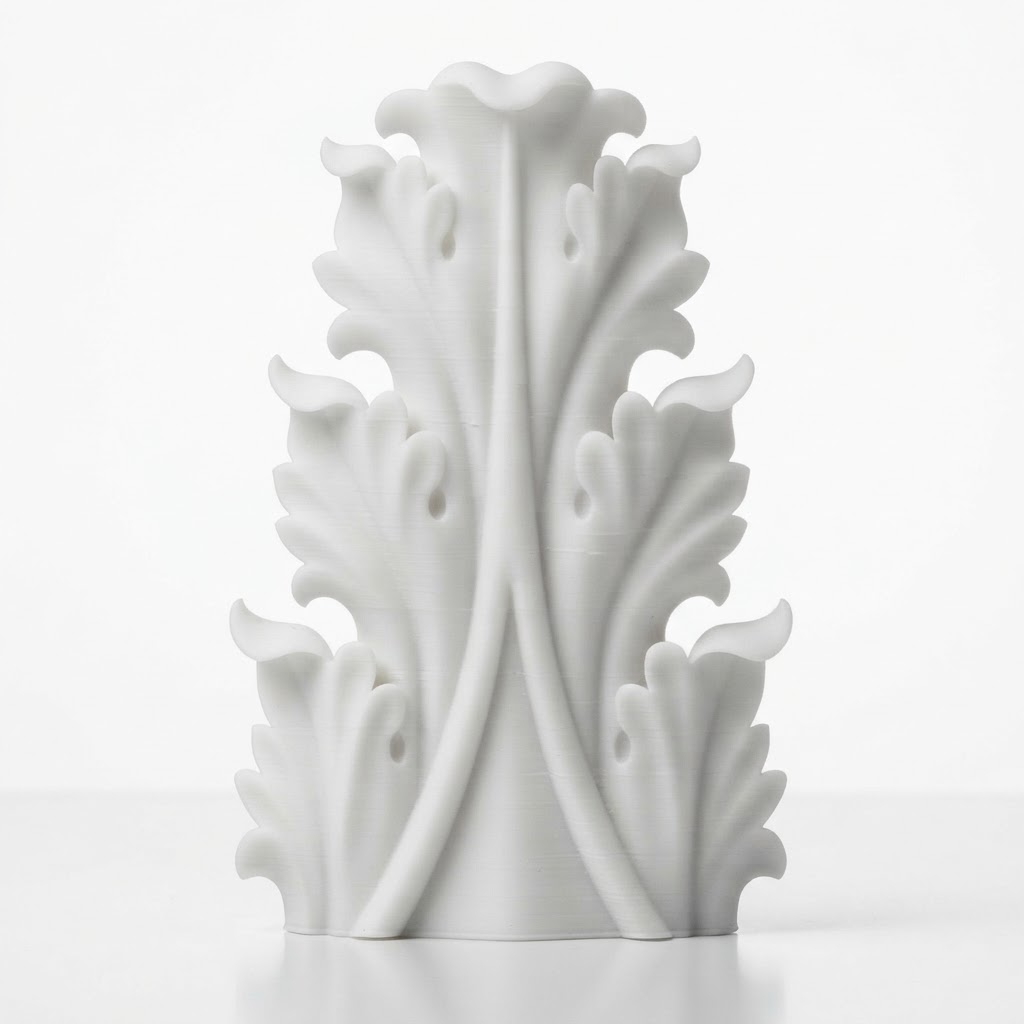 Acanthus Leaf Ornament free 3D printable STL
