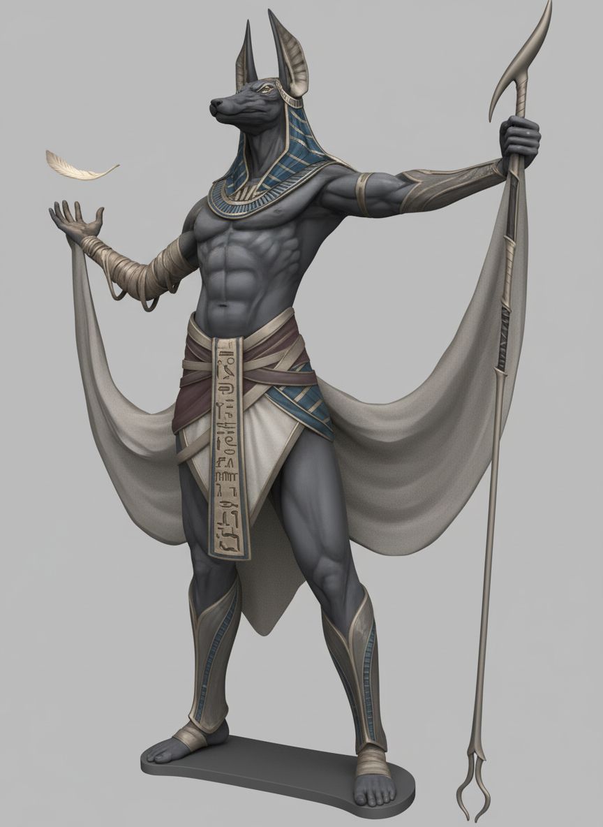 Anubis Statue free 3D printable STL