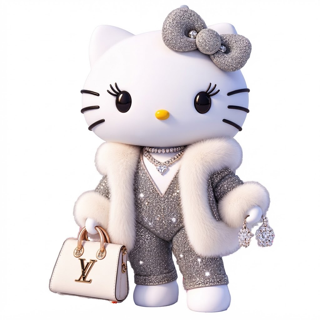 Hello Kitty Figurine free 3D printable STL