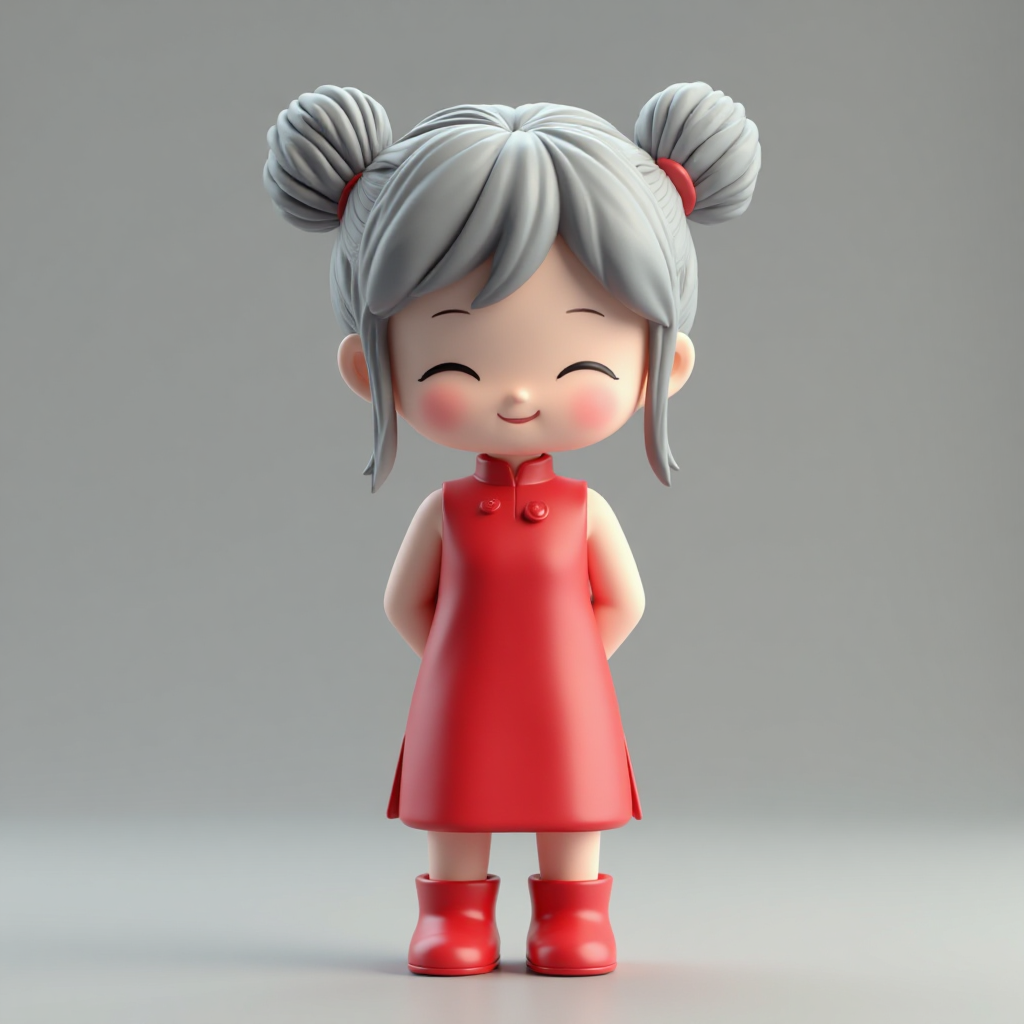Fuwa Girl Figurine free 3D printable STL