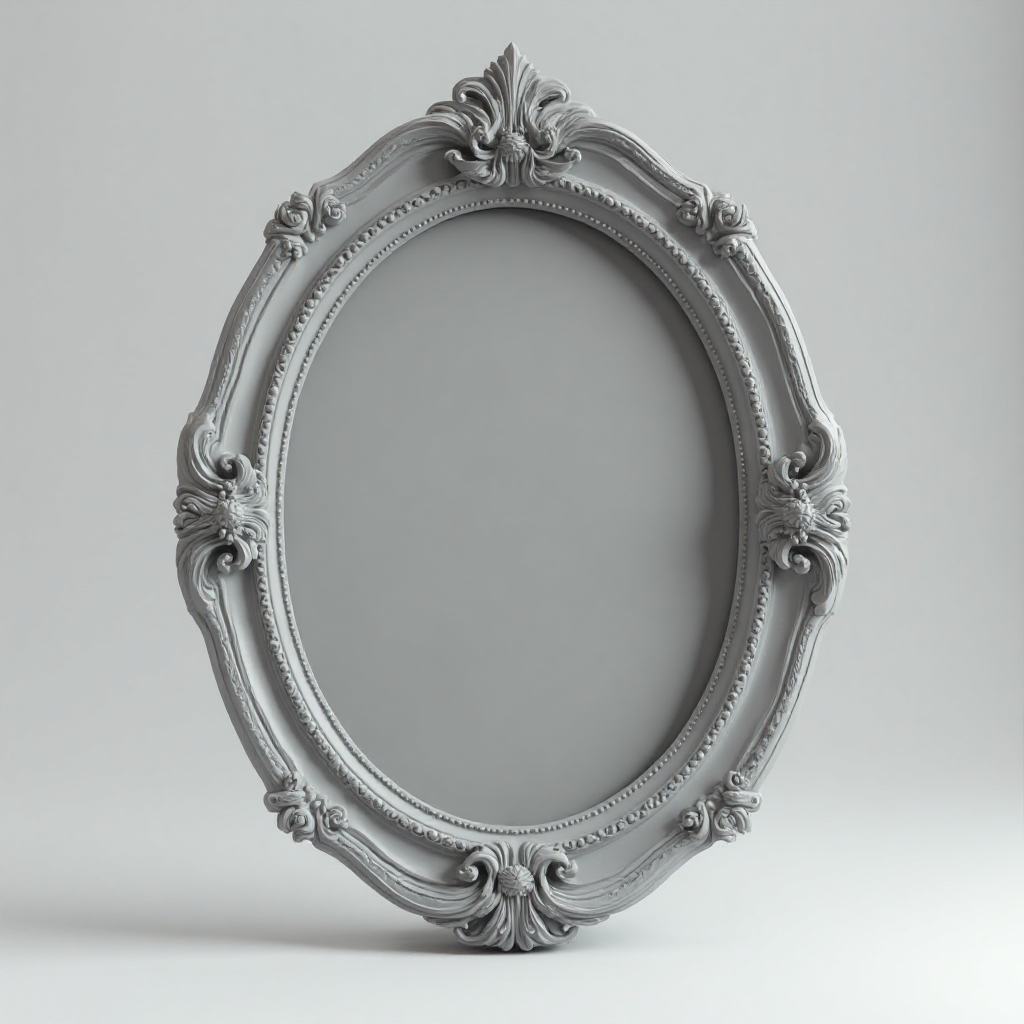Vintage Royal Oval Frame free 3D printable STL