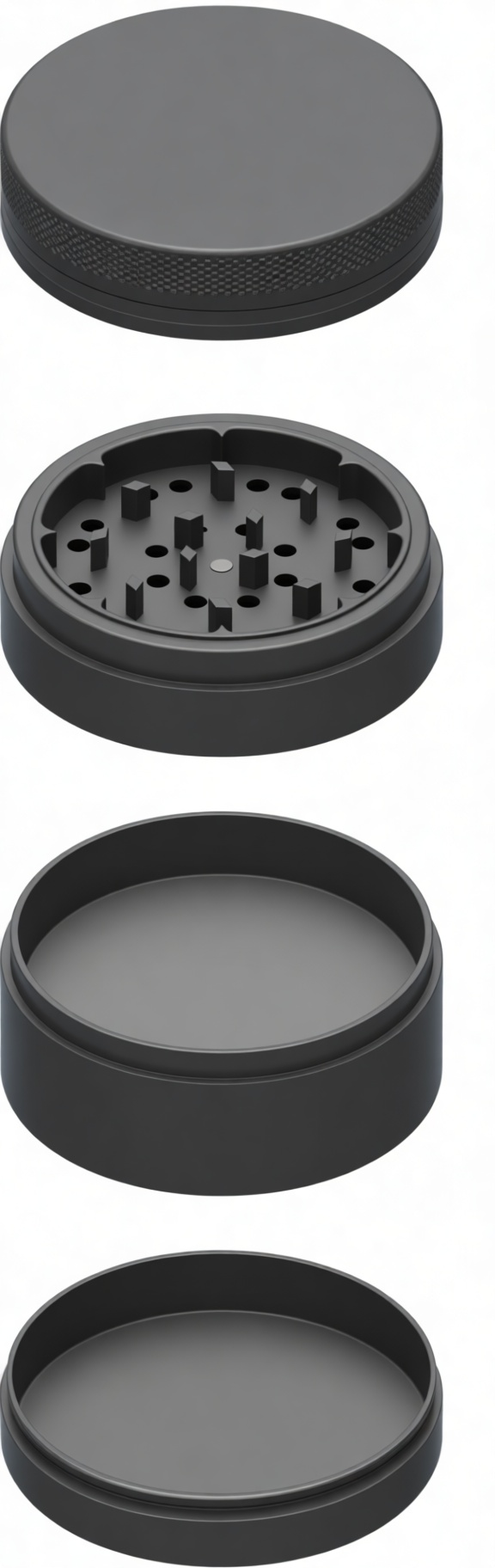 Herb Grinder Model free 3D printable STL