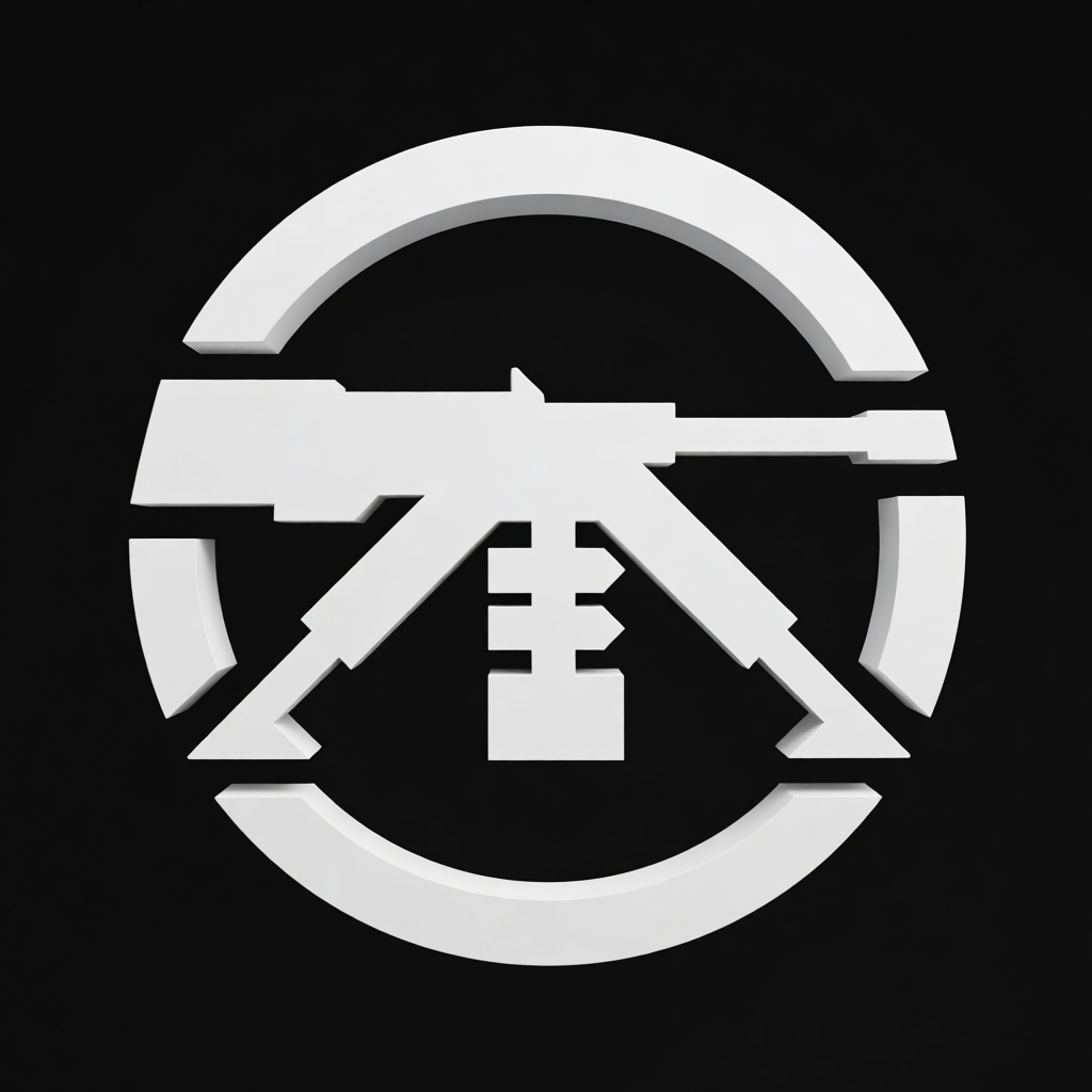 MG42 Machine Gun Emblem free 3D printable STL