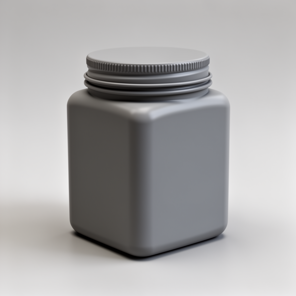 Square Container with Screw Lid free 3D printable STL