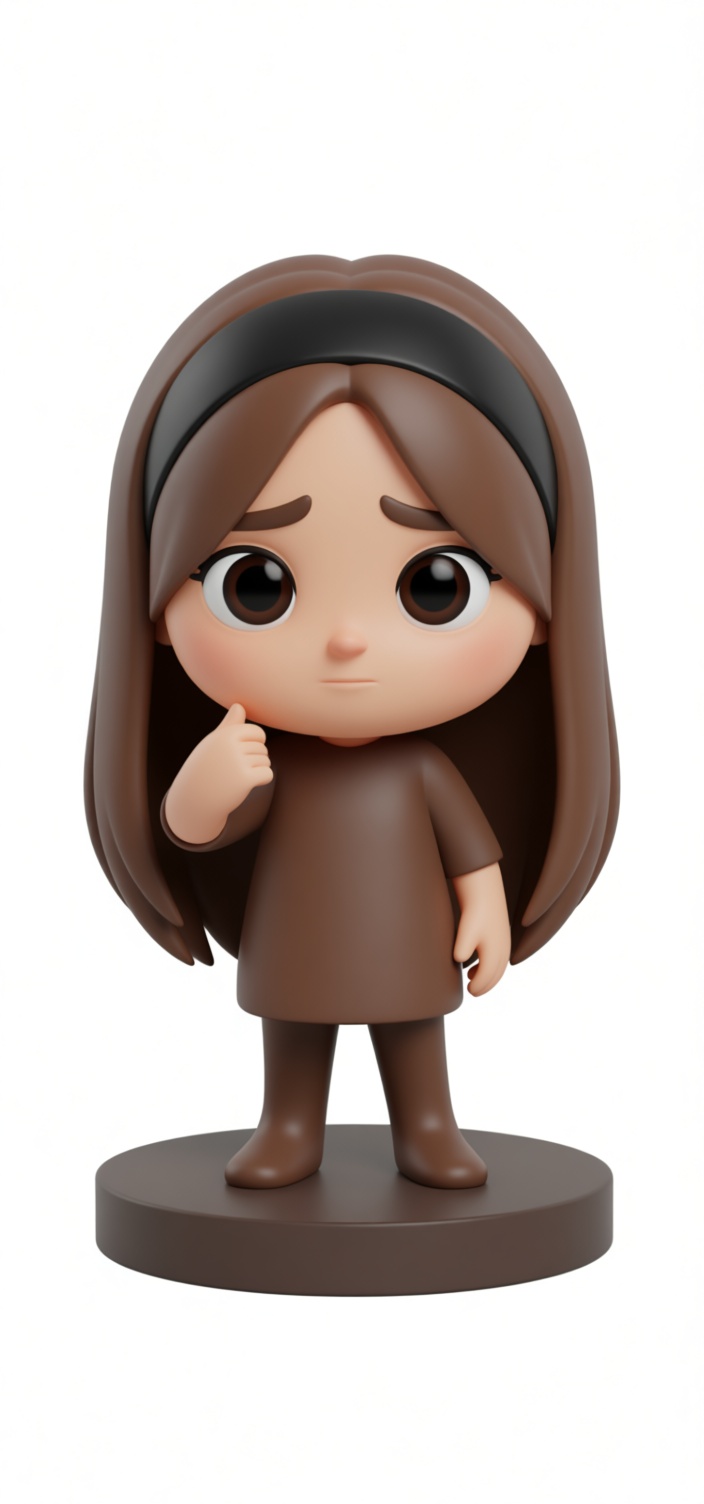 Sad Girl Figurine free 3D printable STL
