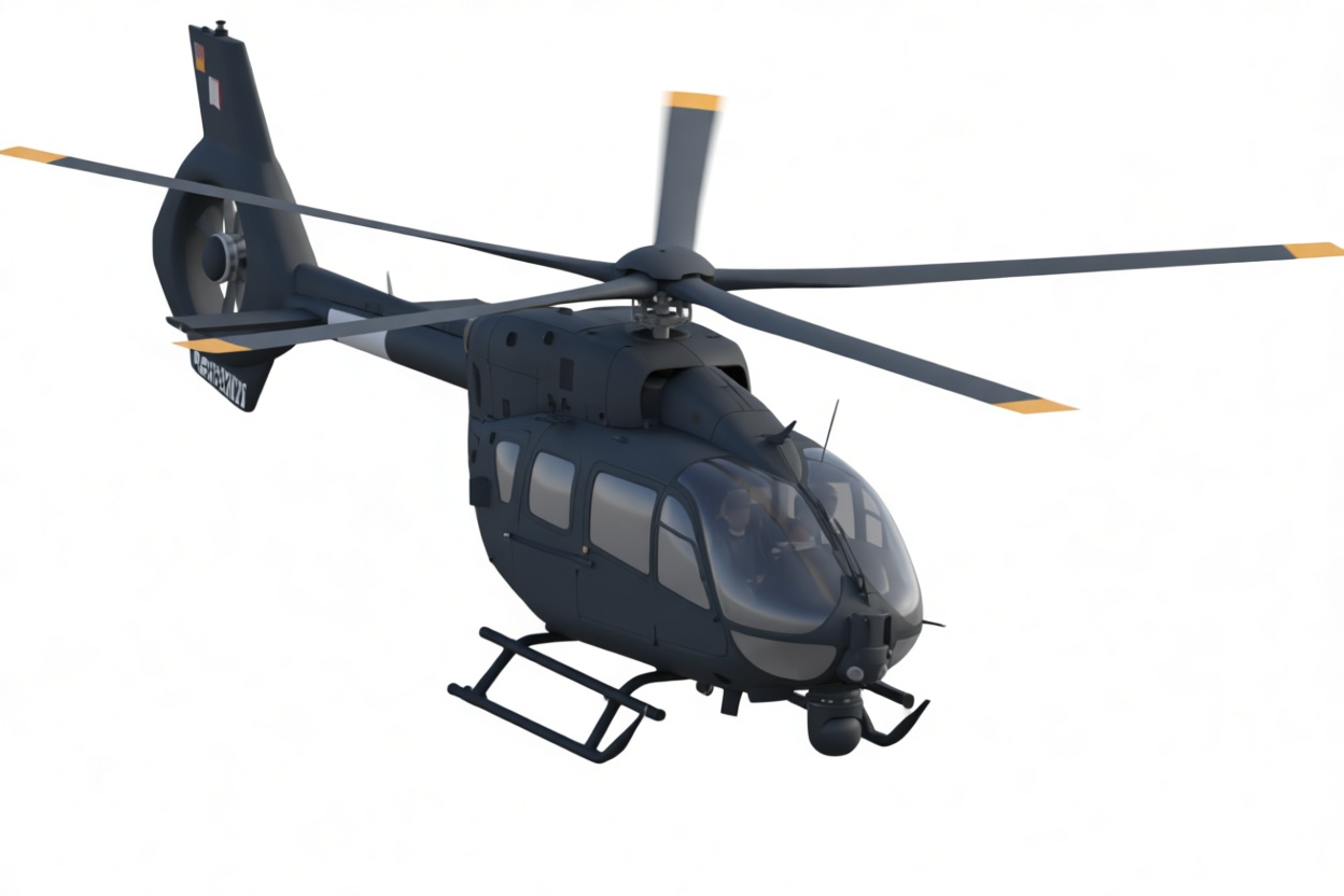 H145 Helicopter Model free 3D printable STL