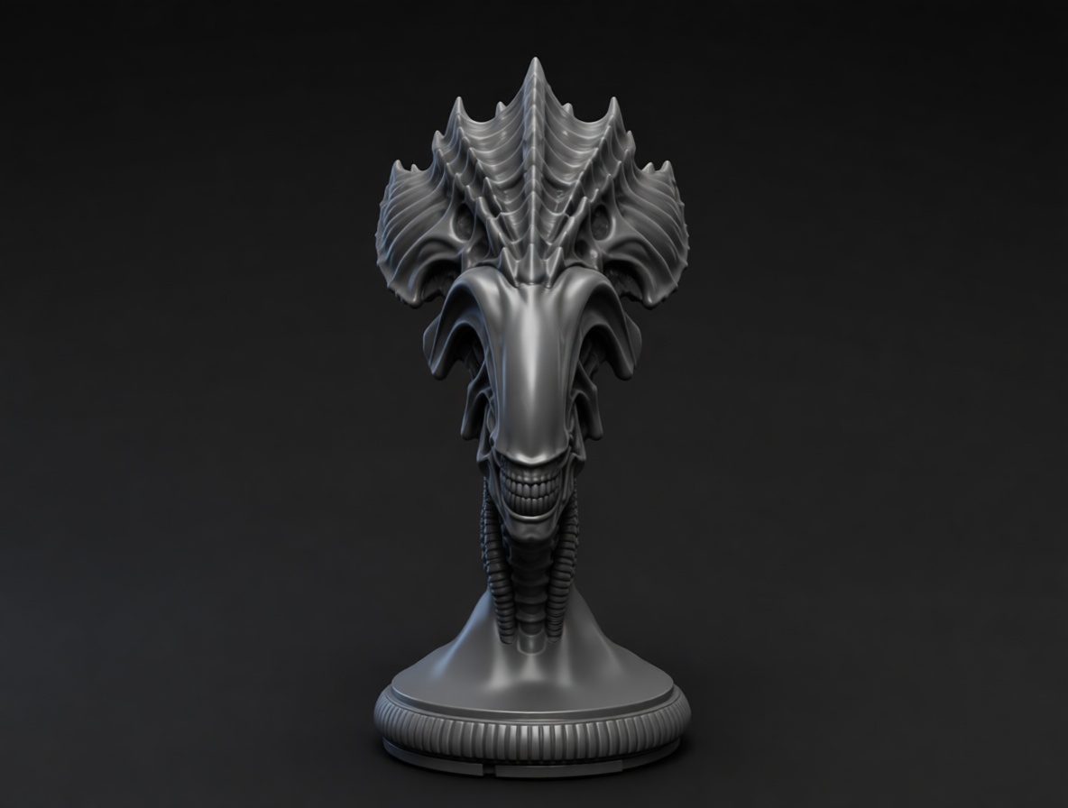 Xenomorph Alien Bust free 3D printable STL