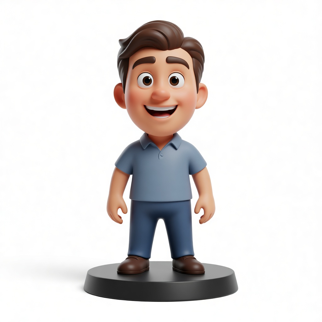 Happy Man Figurine free 3D printable STL