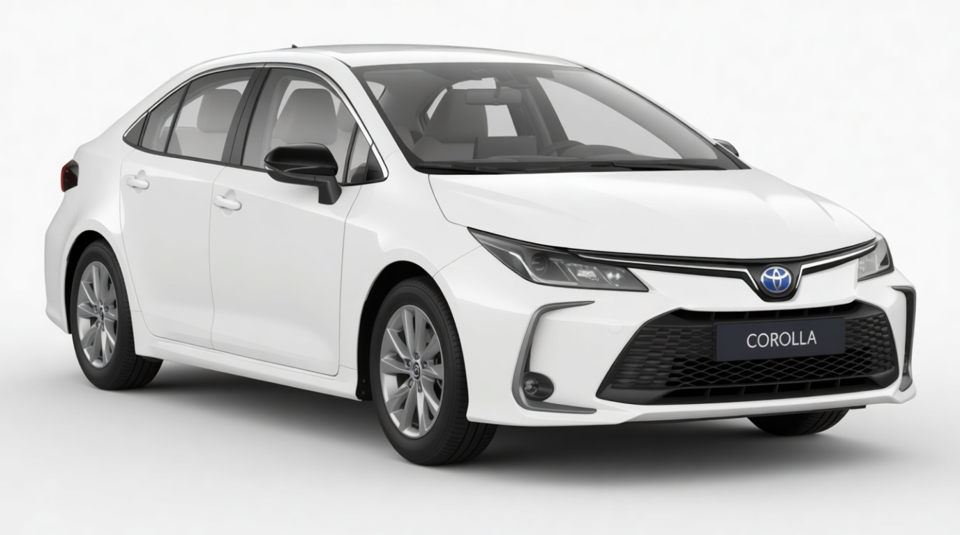 Toyota Corolla Sedan Model free 3D printable STL