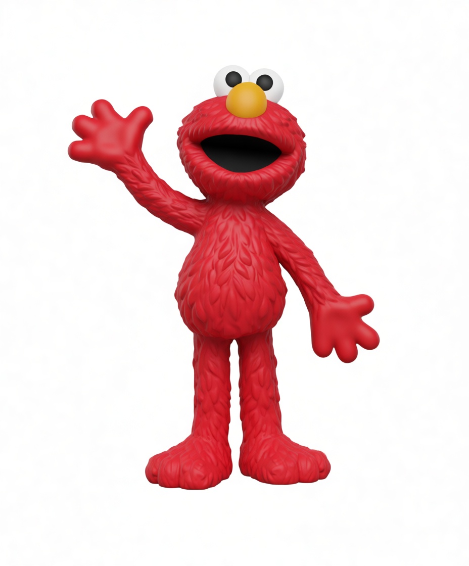 Elmo Figurine free 3D printable STL