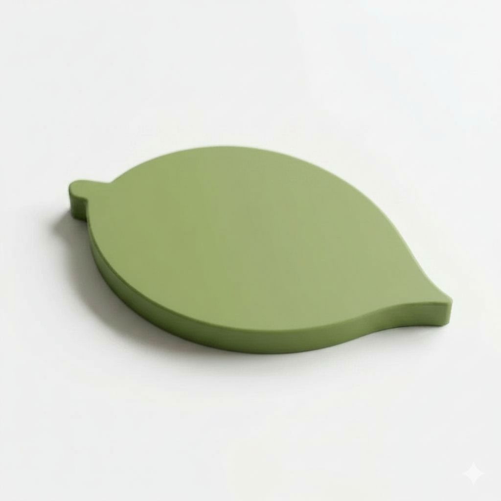 Lemon Leaf Coaster free 3D printable STL